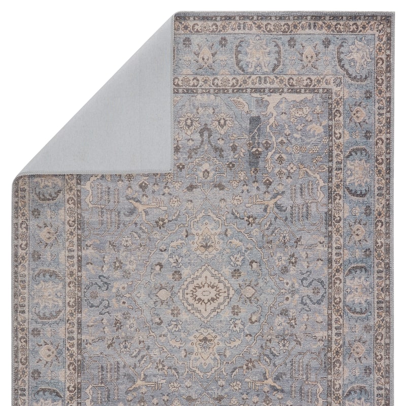 Kadin Machine Washable Medallion Area Rug