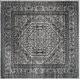 preview thumbnail 28 of 166, SAFAVIEH Adirondack Cheyenne Rustic Oriental Medallion Rug 10' Square - Silver/Black