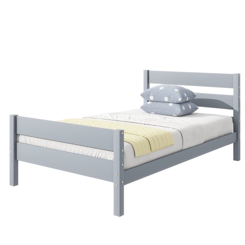 Bed with Headboard and Footboard