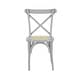 preview thumbnail 10 of 38, Colmar Classic Traditional X-Back Wood Rattan Dining Chair, Natural (Set of 2) by JONATHAN Y Gray