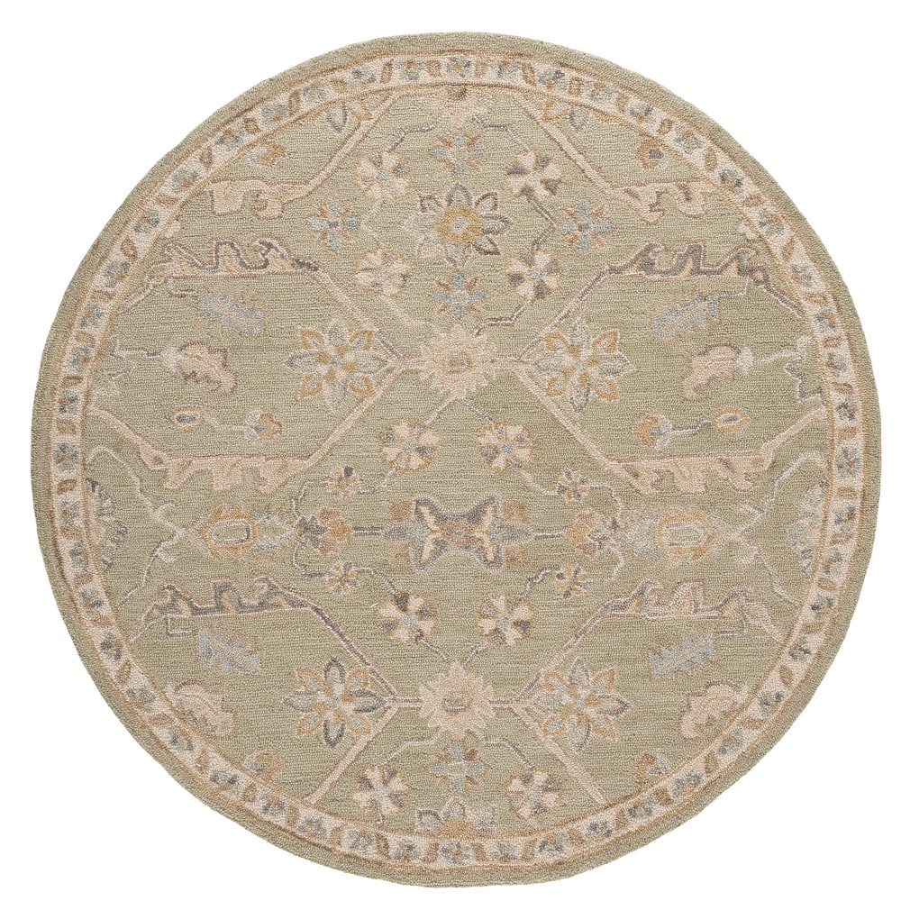 SAFAVIEH Handmade Blossom Eefke Modern Floral Wool Rug