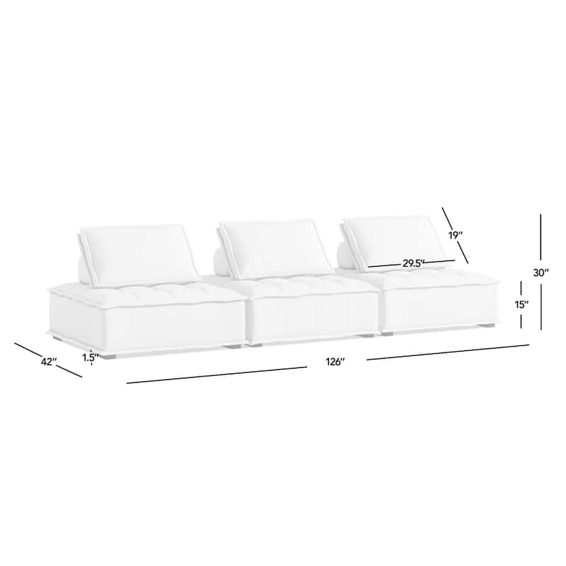Arwen Modern Modular Sectional Sofa Set