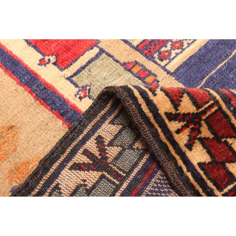 ECARPETGALLERY Hand-knotted Teimani Tan Wool Rug - 2'11 x 4'2