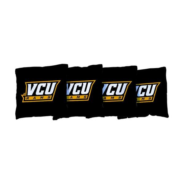 slide 2 of 3, Virginia Commonwealth VCU Rams Black Cornhole Bags All-Weather Resin Filled