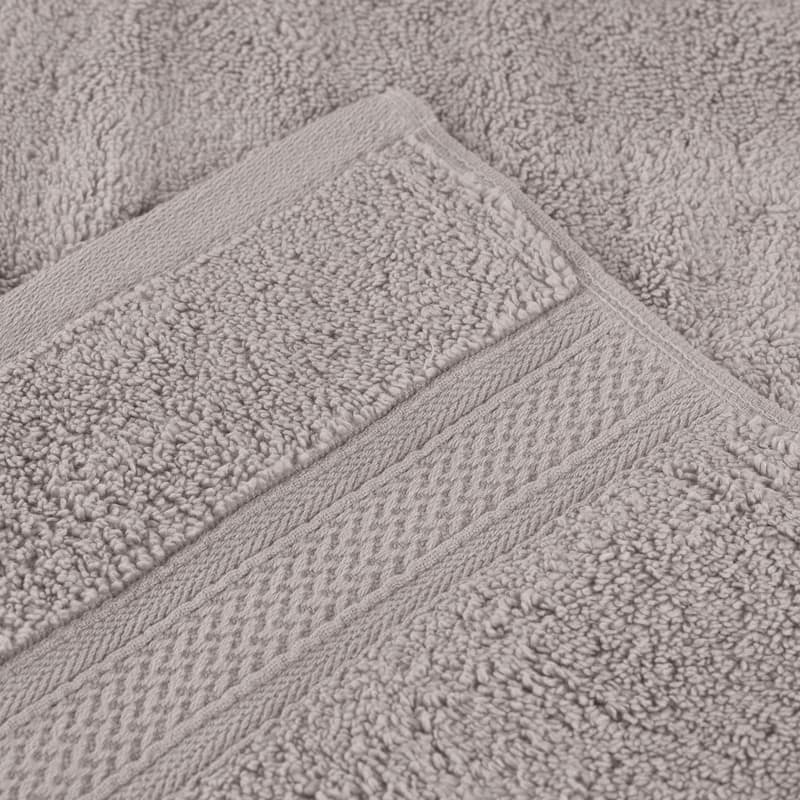 Superior Chevron Zero Twist Solid and Jacquard Cotton 6 Piece Towel Set