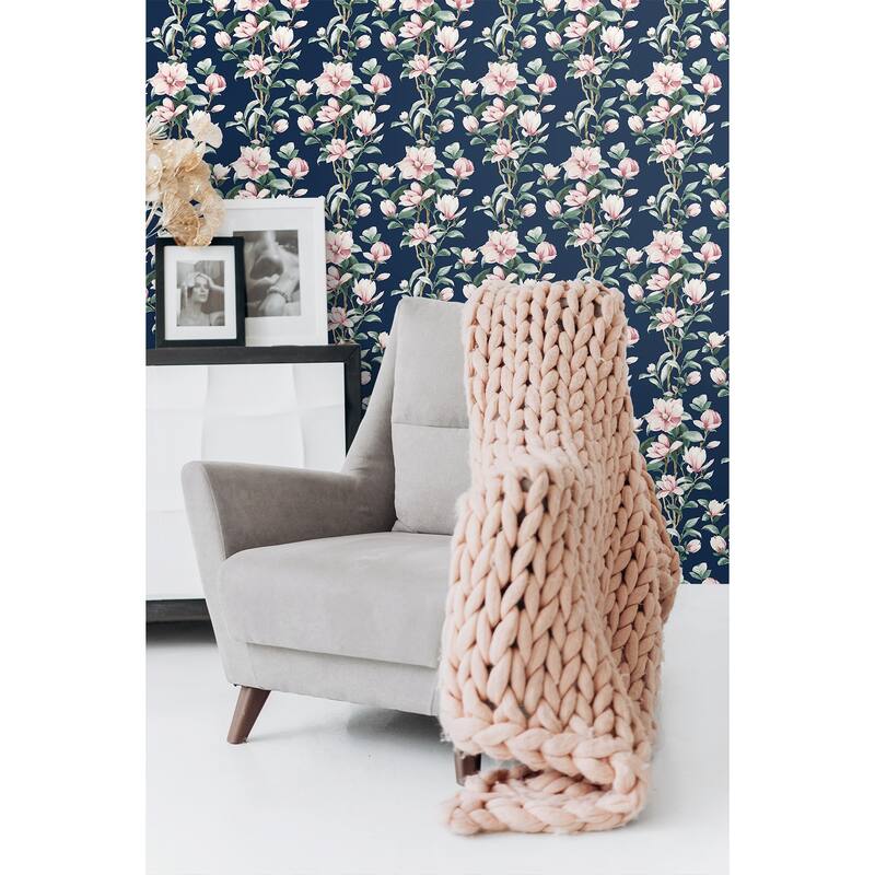NextWall Magnolia Trail Peel and Stick Wallpaper