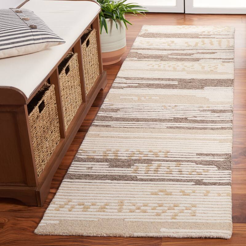 Martha Stewart by SAFAVIEH Radostina Rustic Stripe Wool Rug