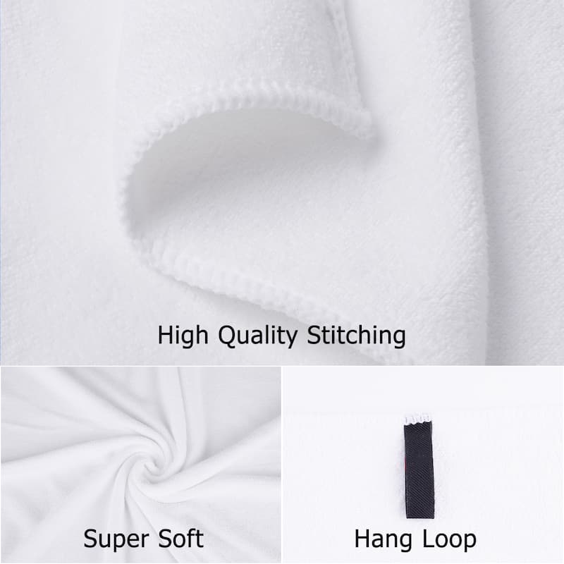 Superior 6-Piece Towel Set Bath Towel 27" x 55" Fast Drying - 27"x55"