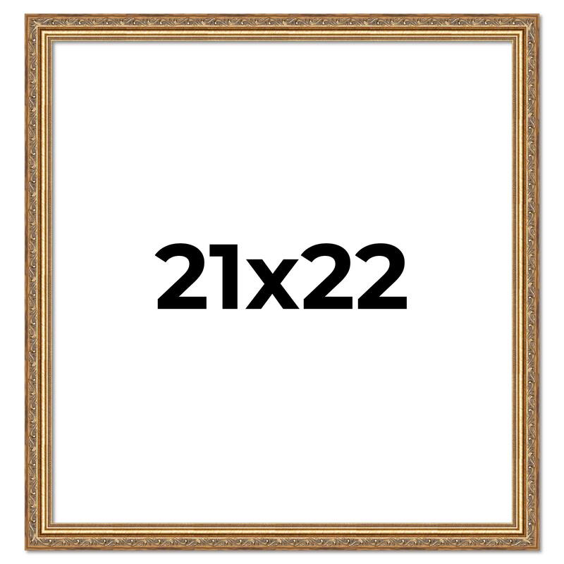 21x22 Frame Red Solid Wood Picture Frame Width 1.75 Inches | Interior Frame Depth 1 13/16 Inches