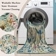 preview thumbnail 4 of 8, Nature Floral Non-Slip Machine Washable Colorful Modern Area Rug
