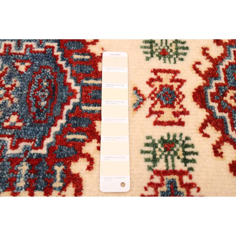 ECARPETGALLERY Hand-knotted Jules Serapi Cream Wool Rug - 2'7 x 7'10