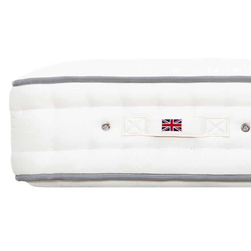 Handmade Bed Classic 13 in. Pocket Spring with Wool Hybrid Mattress