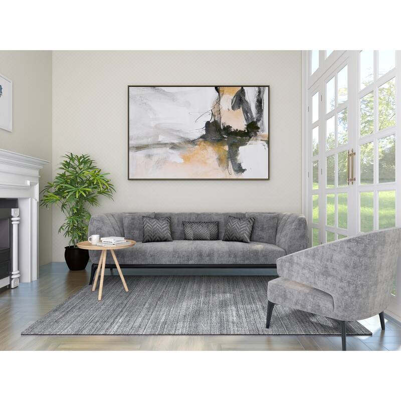 Overton Handmade Modern Contemporary Striped Area Rug
