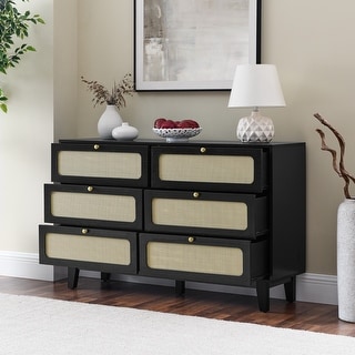 6 Drawers Bedroom Dresser, Wooden Antique Dresser - Bed Bath & Beyond ...