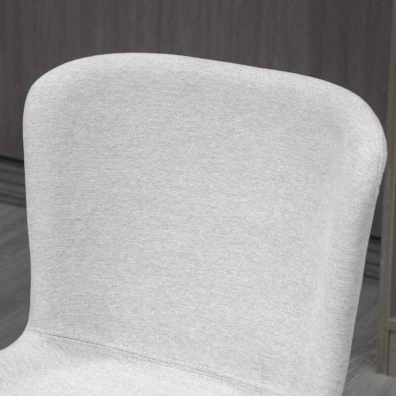 Vinsetto Home Office Chair, Swivel Task Chair with Adjustable Height, Armless