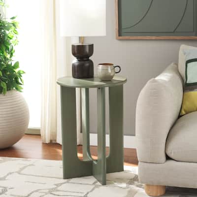 SAFAVIEH Home Ashanka End Table - 17"W x 17"D x 24"H