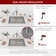 preview thumbnail 10 of 27, STYLISH 27"L x 18"W Stainless Steel 18 Gauge Single Basin Undermount Kitchen Sink with Basket Strainer