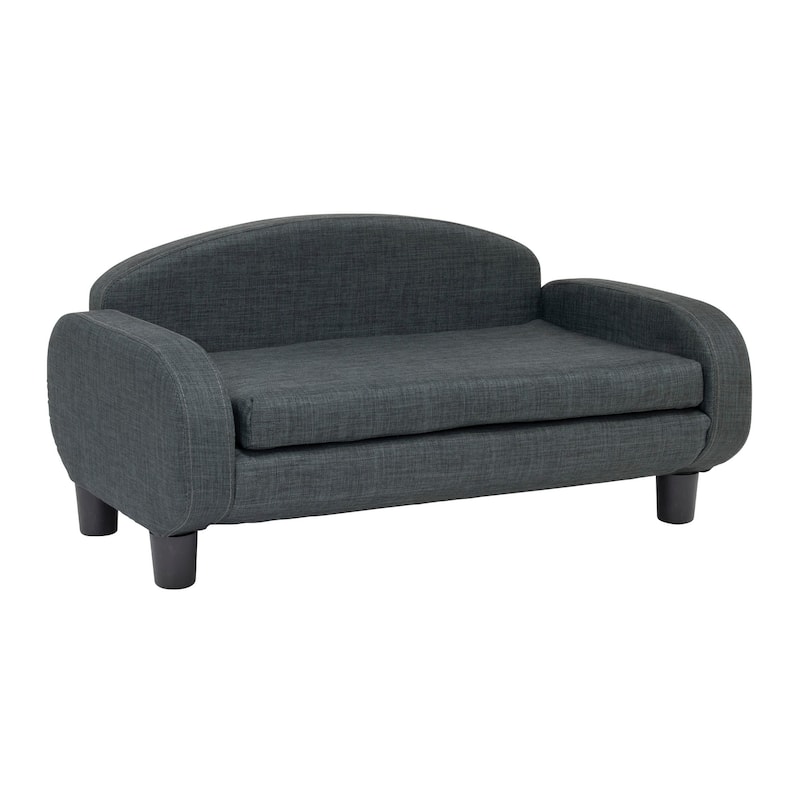 Paws & Purrs Modern Pet Sofa Bed Low-Back Lounger for Dogs & Cats – Removable Washable Mattress Cover