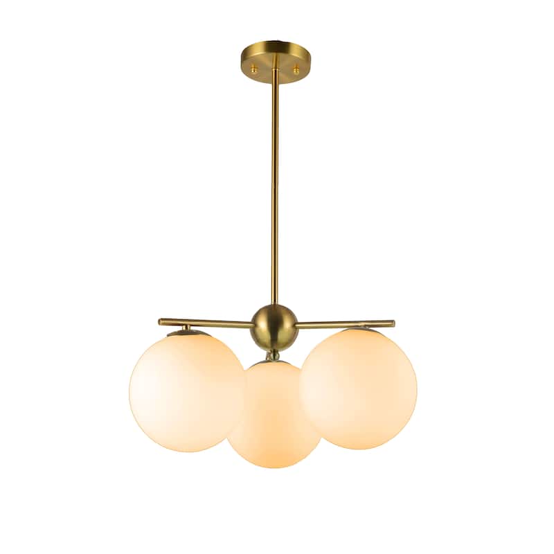 SAFAVIEH Lighting Rosena Chandelier - 18" W x 18" D x 10" H - Gold