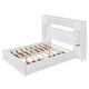 preview thumbnail 13 of 25, Versatility Queen Size Wooden Platform Bed Frame with All-in-One Cabinet, Built-in Power Outlet, Shelf and 4 Drawers