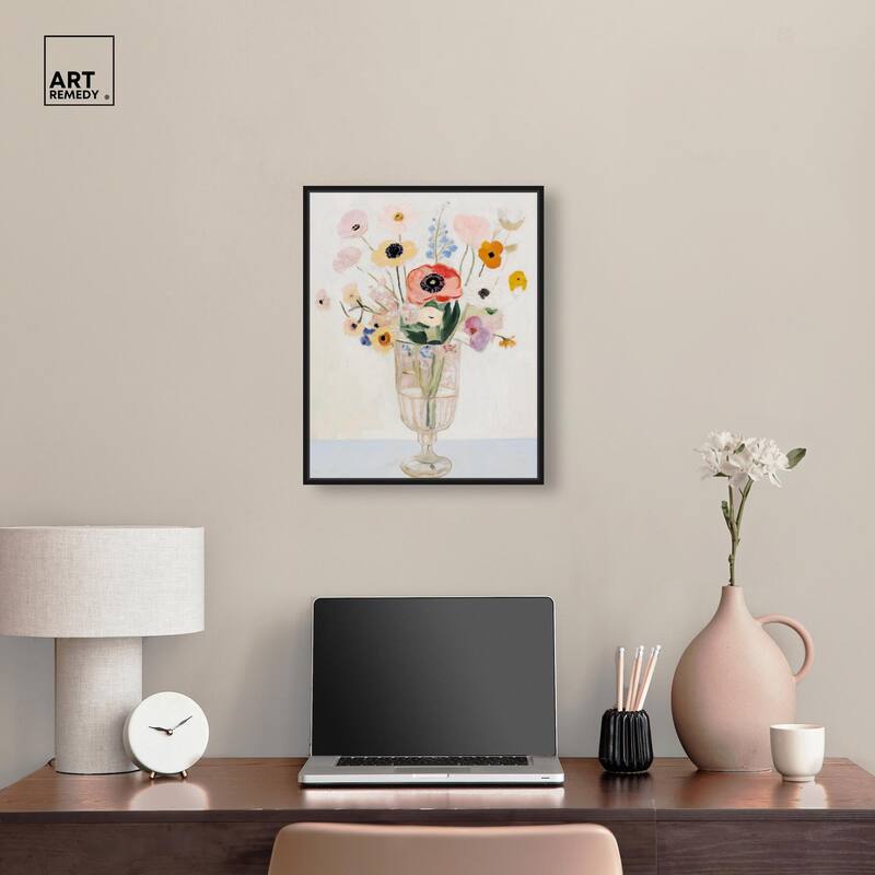 Gentle Bouquet Canvas by Art Remedy