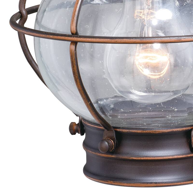 Chatham Motion Sensor Dusk to Dawn Coastal Outdoor Wall Light - 6.75-in W x 13.5-in H x 8-in D
