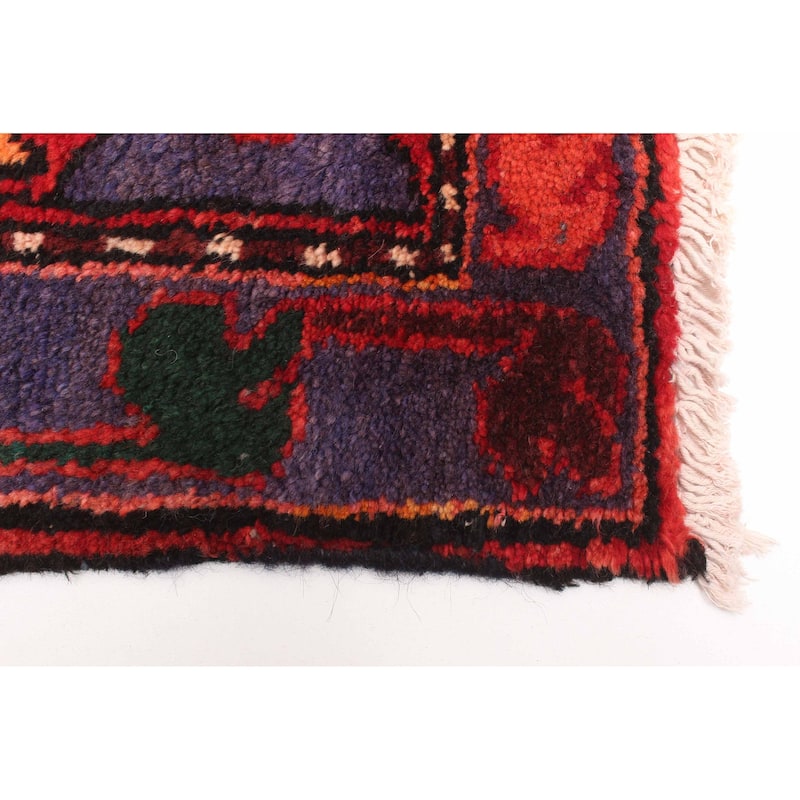 ECARPETGALLERY Hand-knotted Andelz Red Wool Rug - 4'6 x 7'5