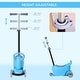 preview thumbnail 6 of 6, 3-in-1 Kids Push Rider, Scooter, and Sliding Walker with Adjustable Handlebar and Storage Seat for Boys and Girls - Blue