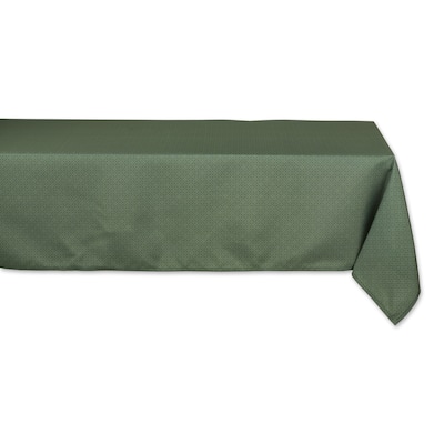 DII Stone Tonal Lattice Print Outdoor Tablecloth With Zipper 60 Round