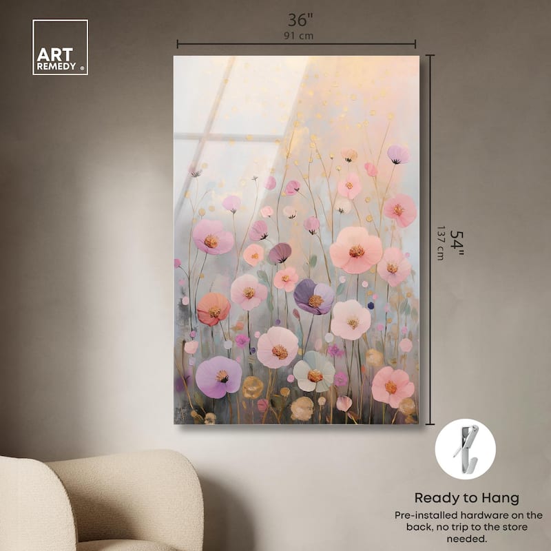Tiny Blooms II Acrylic by Art Remedy, Ready to Hang