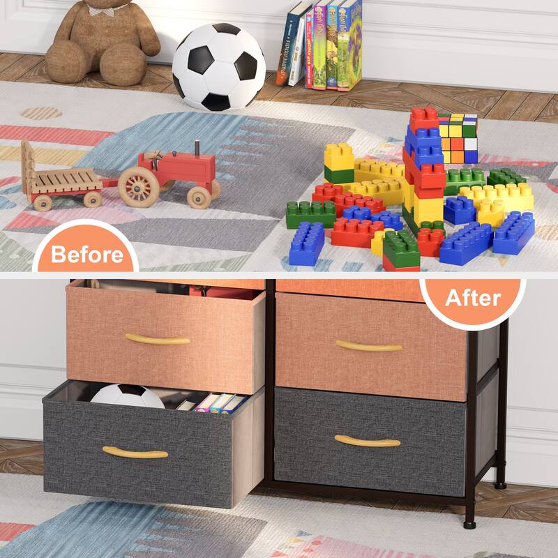 8 Drawers Vertical Dresser Storage Tower Organizer Unit for Bedroom
