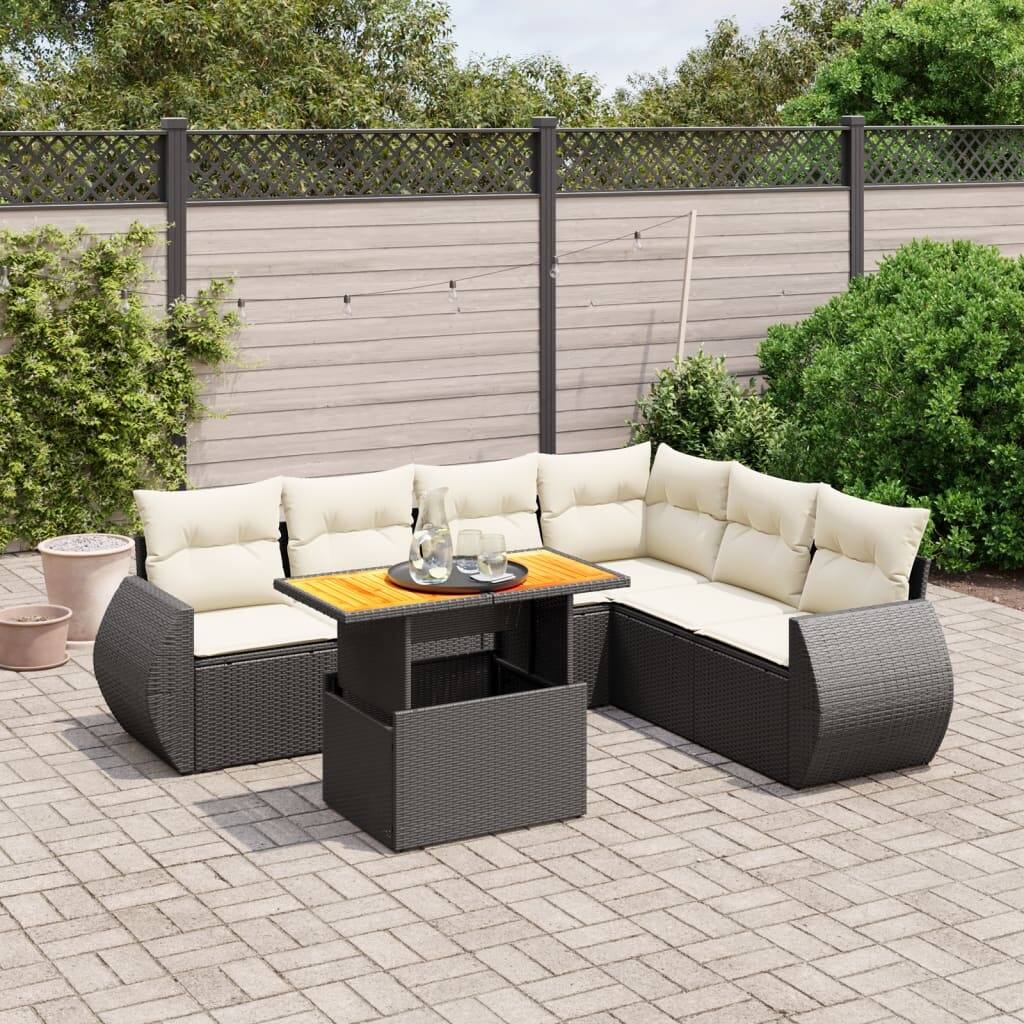 vidaXL Garden Sofa Set Modular Garden Sofa Set Rectangular Modern - 21.7 x 39.4 x 28.7