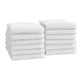 preview thumbnail 19 of 174, Linery & Co. Luxury Cotton Textured Bath Towel. Washcloth (Pack of 12) - Optic White