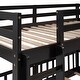 preview thumbnail 30 of 47, Roomfitters Twin Over Twin Bunk Bed with Slide, Space-Saving Design, Sturdy Wooden Frame, Safety Guardrails