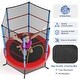 preview thumbnail 6 of 10, Costway 55" Kids Trampoline Bouncing Jumping Mat Recreational