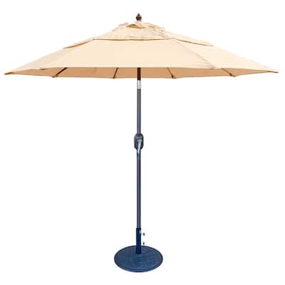 Tropishade 7.5' Market Umbrella with Sunbrella 5498 Vellum