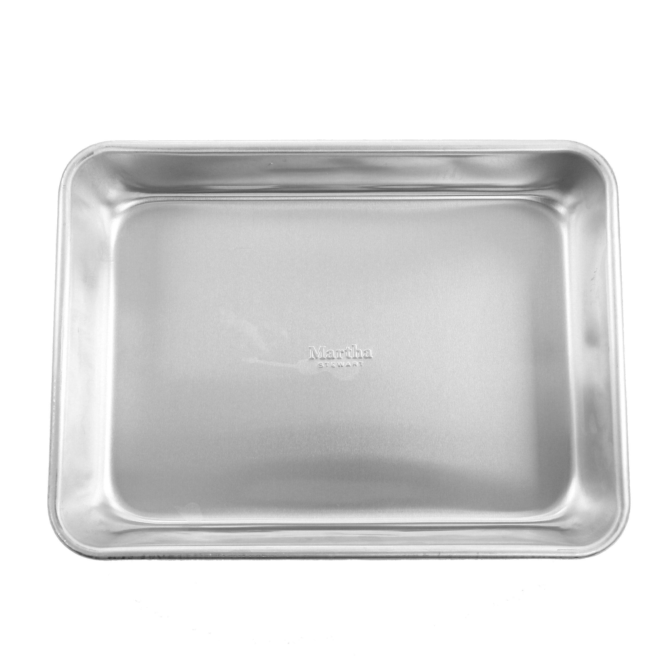 Martha Stewart 12 Inch x 8.75 Inch Aluminum Roaster Pan On Sale Bed