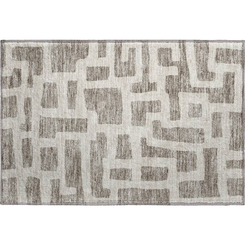 Premium Washable Super Soft Geo Maze Mayfield Rug
