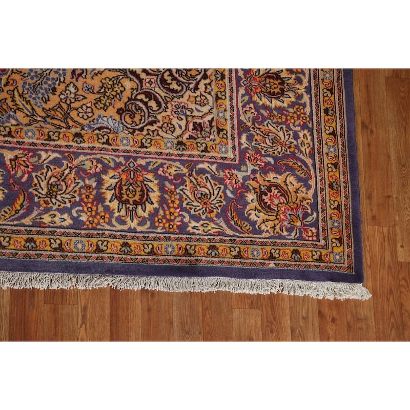 Traditional Floral Shahreza Persian Area Rug Hand-knotted Wool Carpet - 10'4" x 13'10"