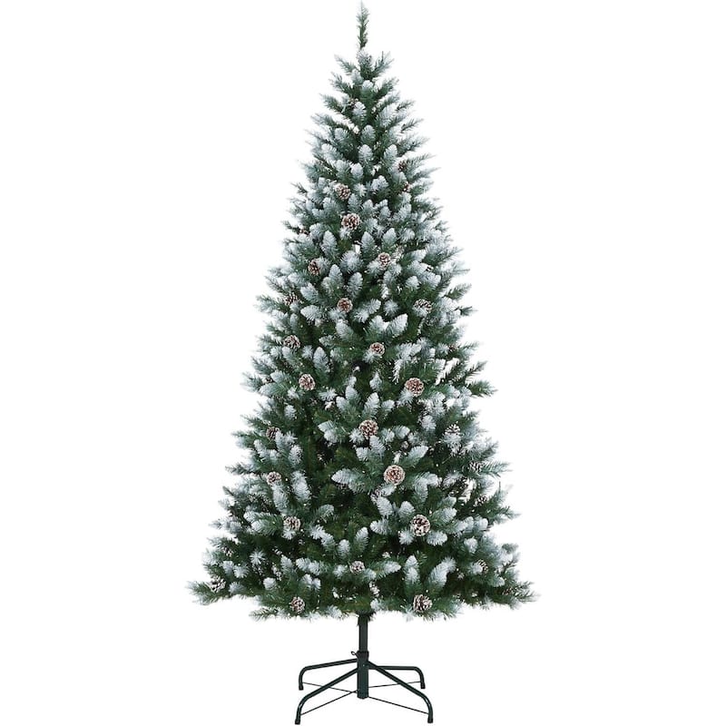Metal Base Artificial Christmas Tree for Home, Office, Party, Holiday Decor - N/A - 4.5 Foot