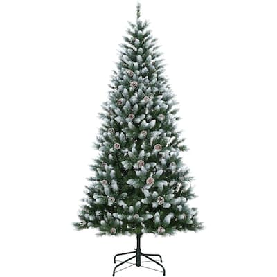 Metal Base Artificial Christmas Tree for Home, Office, Party, Holiday Decor - N/A