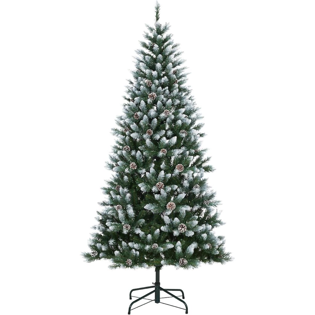 Metal Base Artificial Christmas Tree for Home, Office, Party, Holiday Decor - N/A