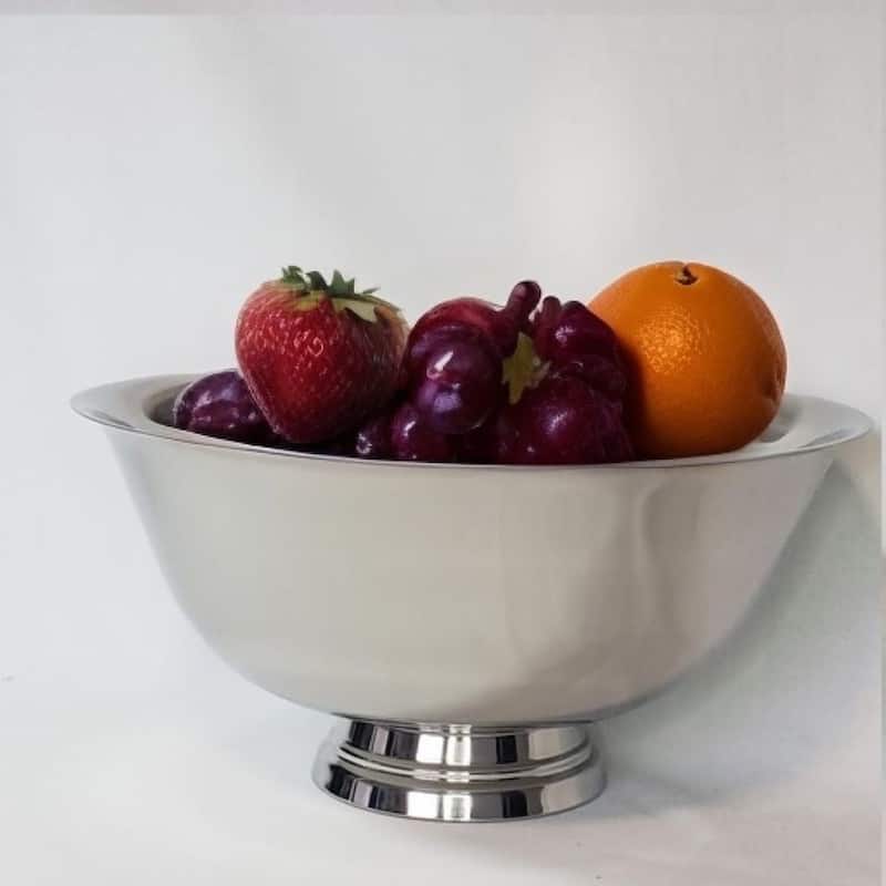 Stainless Steel footed Serving Bowl 7"