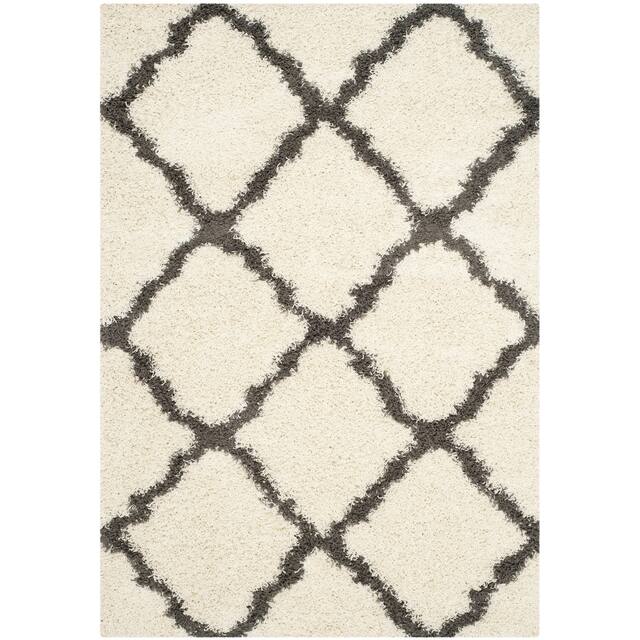 SAFAVIEH Dallas Shag Giusy Trellis 1.5-inch Thick Rug