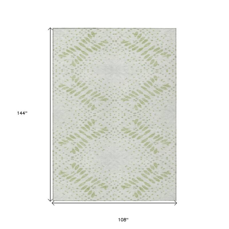 HomeRoots Floral Transitional Rectangle Outdoor Rug