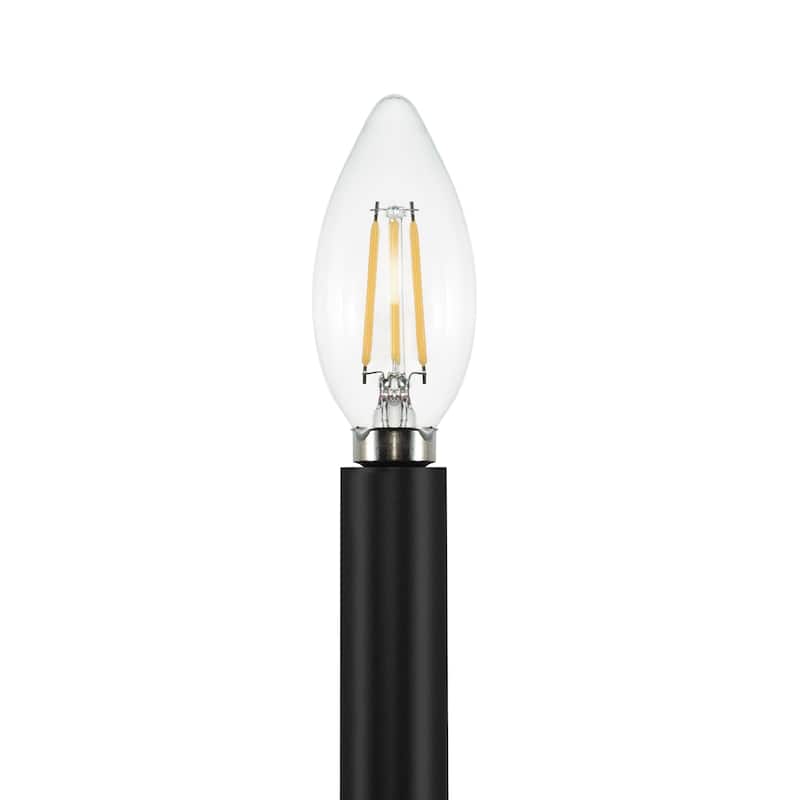 Modern Chandelier for Dining Room 8-Light Farmhouse Chandelier Lighting Fixtures Rustic Candle for Living Room Foyer Bedroom