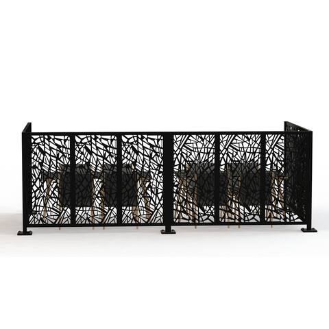 LaserCut Metal Panel Room Partition For Cafe And Restaurant