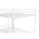 preview thumbnail 13 of 13, Full Over Full Metal Bunk Bed with Trundle, White