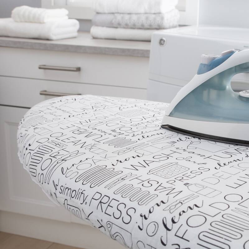 Simplify Scorch Resistant Ironing Board Cover & Pad - 15"x 54"x 0.1"