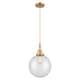 Option Satin Gold / Clear Shade